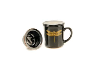 Dragonfly Tea Mug with Infuser 